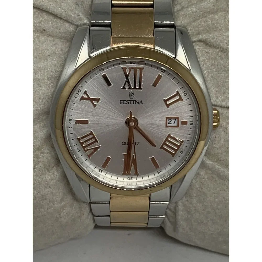 Festina F16795 Women Stainless Steel Analog Silver Dial Quartz Wrist Watch OL420